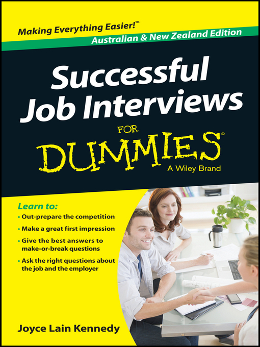 Title details for Successful Job Interviews For Dummies by Kate Southam - Available